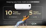 Akai 1.5 ton 3 star split inverter Ac copper condenser auto restart
