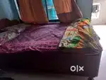 Bed  with store space down