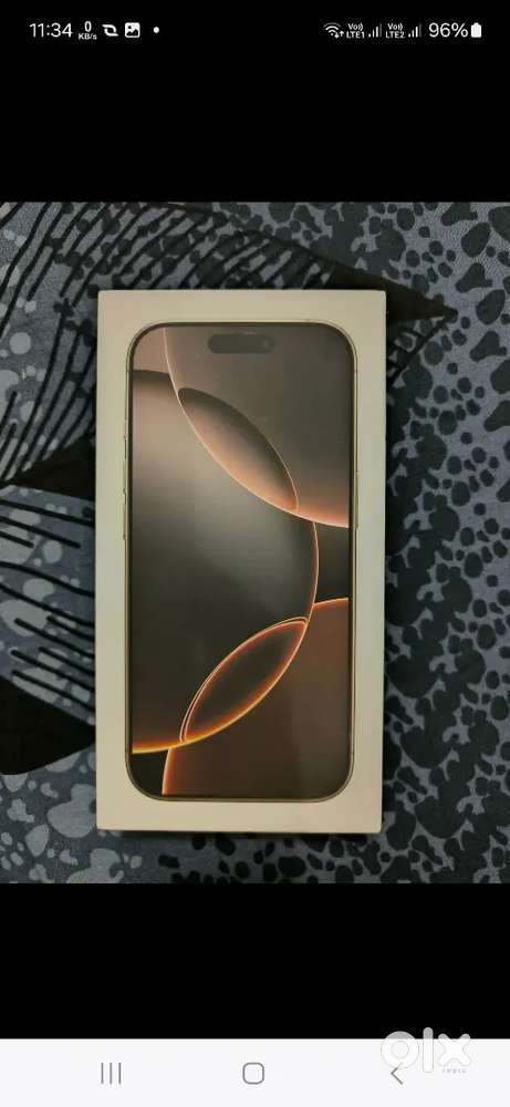 New seal pack  iphone 16pro Desert Titanium  colour Rs=100000/-