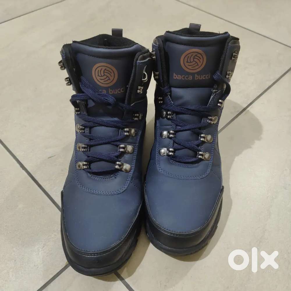 Bacca Bucci Men's High Top Six Inches Ankle Boots (Blue, Uk7)