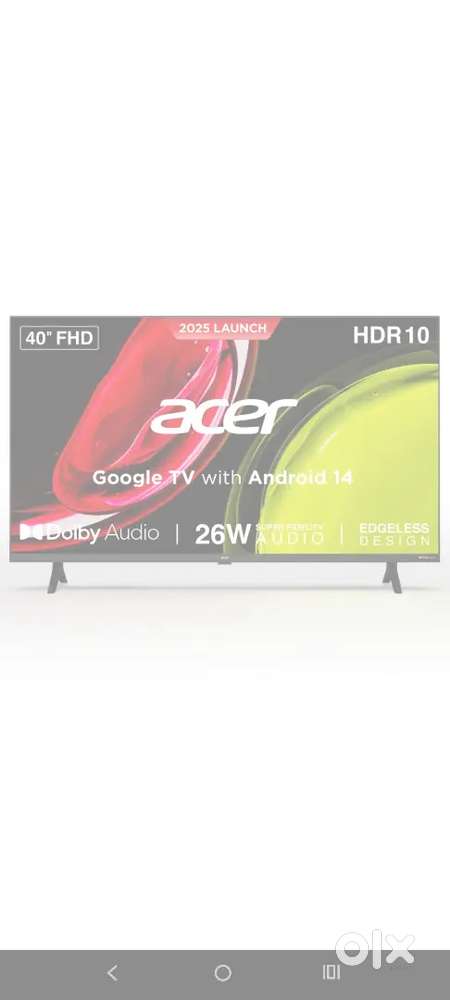 Acer 40inch fhd tv