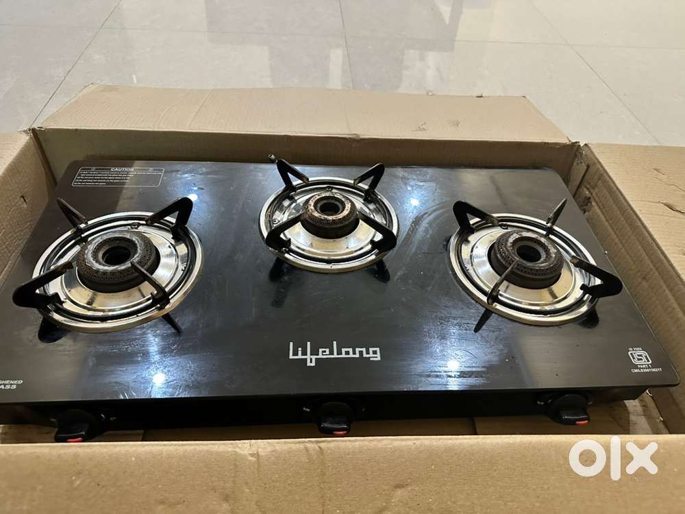 Lifelong glass stove - 3 burner