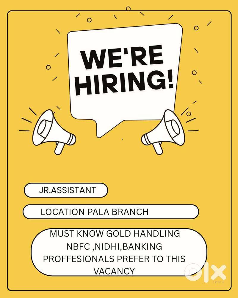 vacancy JR ASSISTANT