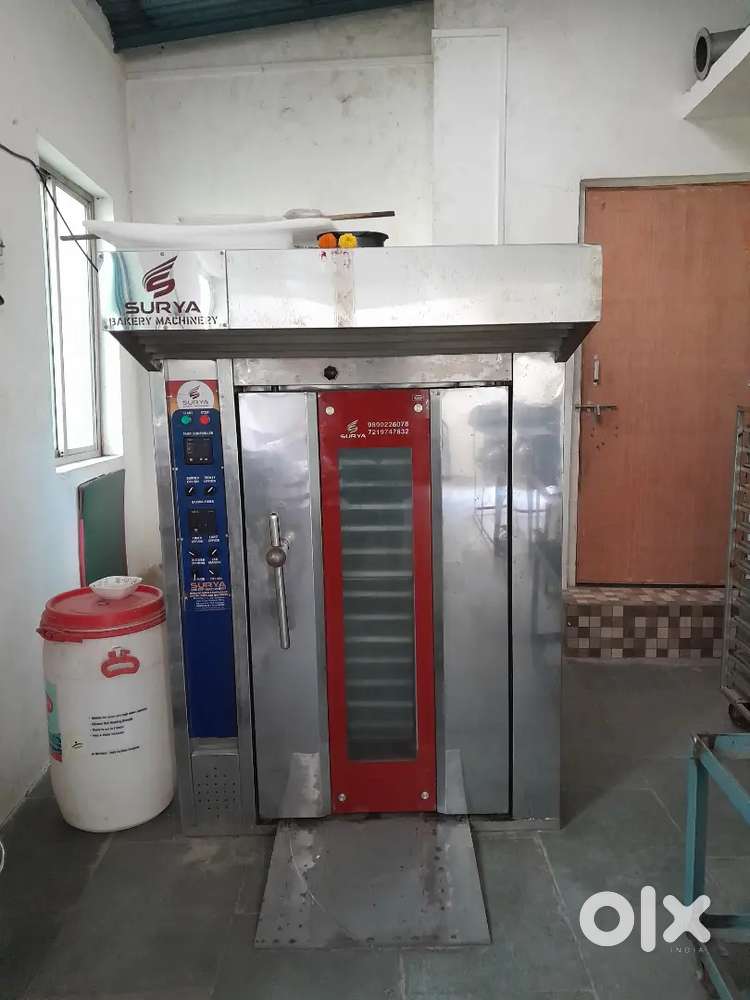 Bakery Oven with Mixer and 3 tray trollies