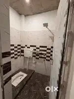 Single room lighting bathroom attach  fan bed ke sath bike parking