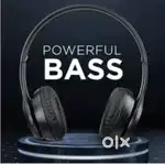 HEADPHONE IS WIRELESS TALK TIME 6 HOURS AND FOLDABLE AND POWERFUL BASS