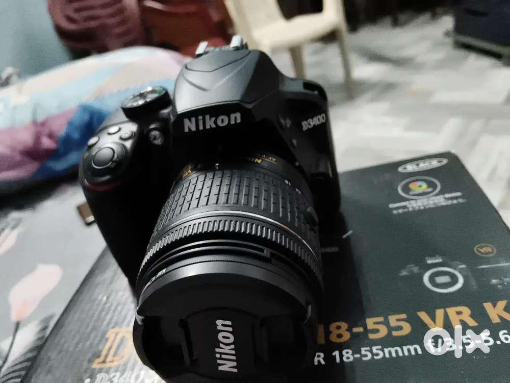 Nikon d3400 and 18-55mm less