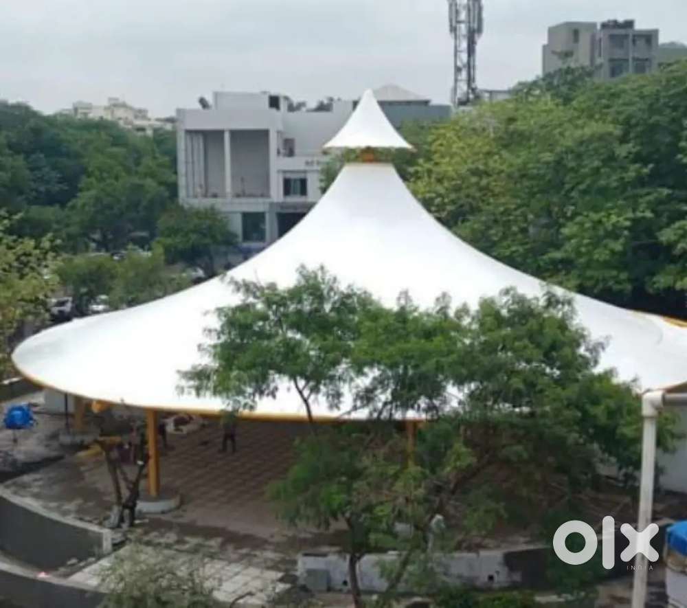 We manufacture canopy sheds,tensile structure