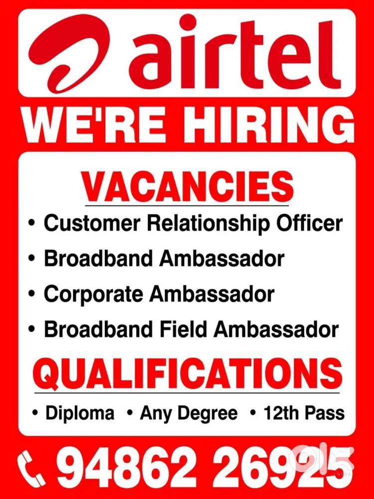 Airtel job vacancy