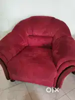 Red sofa set 3+1+1