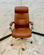 Leatherette Office Chair  Ergonomic Executive Boss Chair