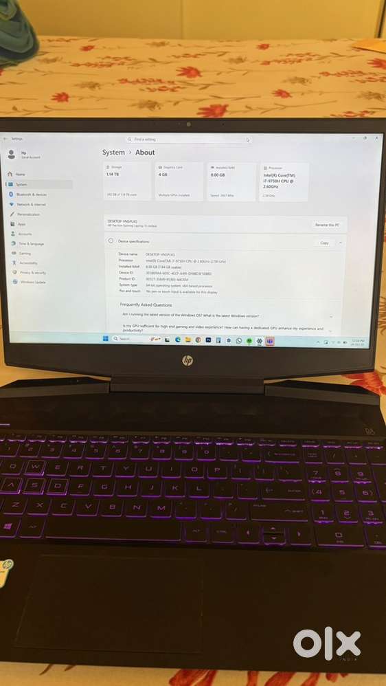 HP Pavillion laptop