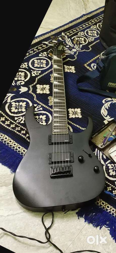 Ibanez guitar grg 121dx(black)