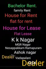 Ashok Nagar.k k nagar.vadapalani.nesappakkam