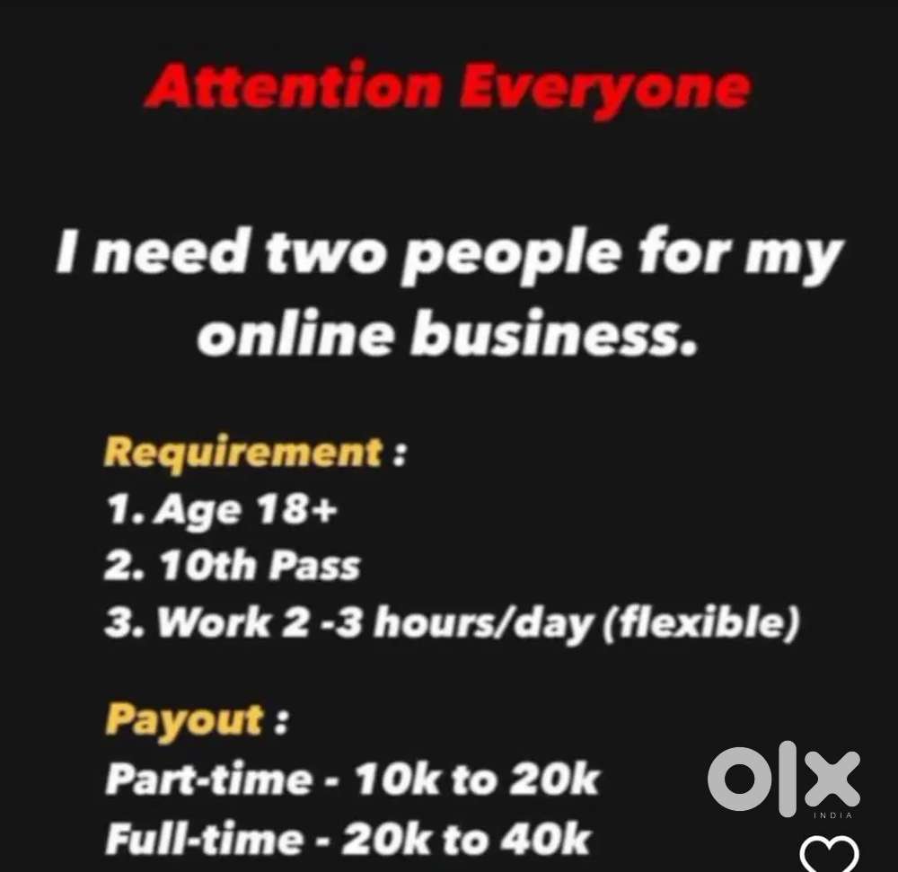 Online work from home