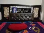 King size bed  8*8 ft with lakhnavi nakassi  with two ful size  mattrs