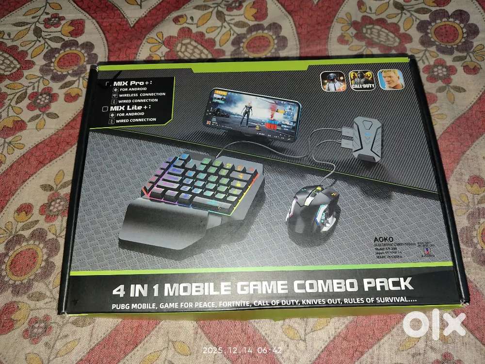 4 In 1 Mobile game combo pack