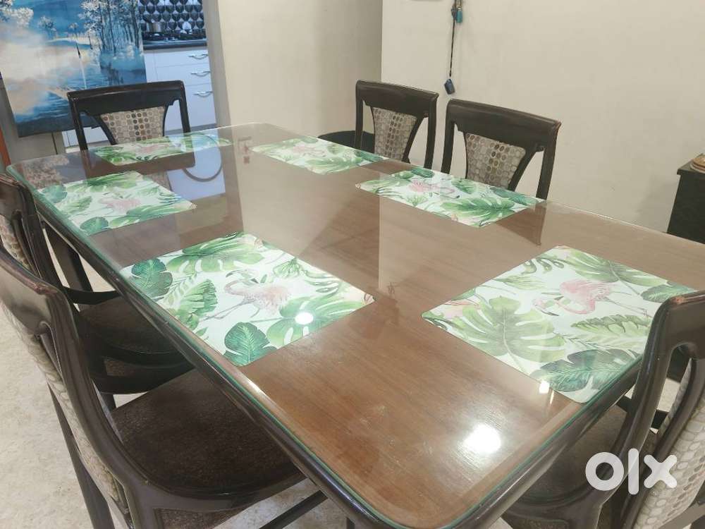 Teak wood Dining Table with 6 chairs