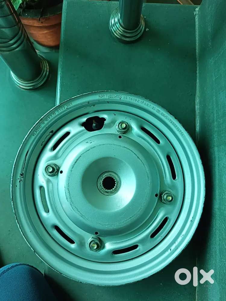 Activa 2g,3g,4g,5g,6g rear wheel steel rim