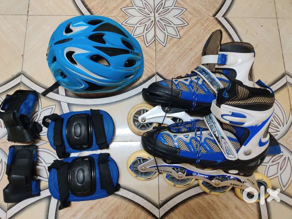 JJ Inline Skates with Helmet & Safety Gear