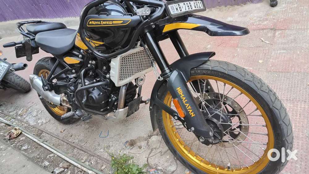 Himalayan 450 golden rims top model