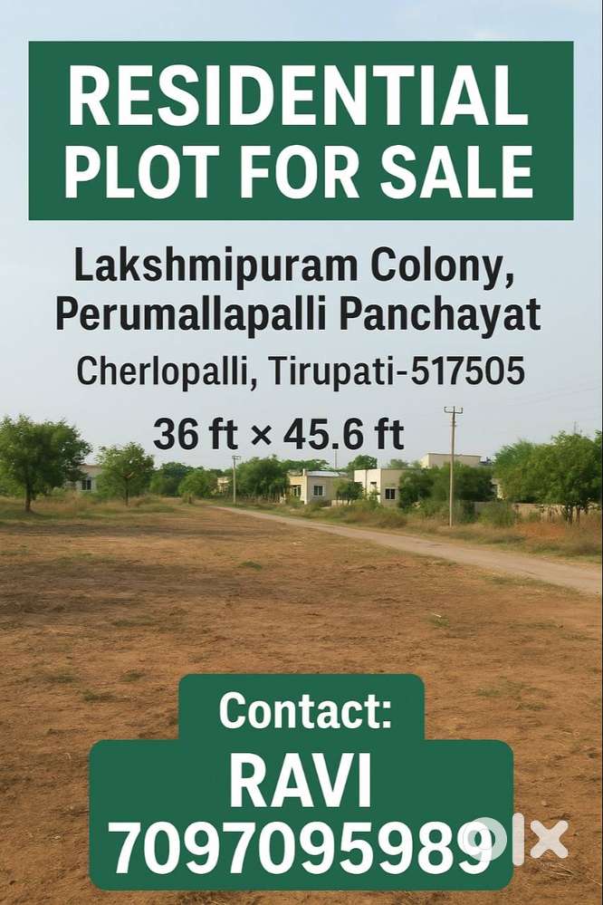 Residential Site for Sale – Owner Listing, No Brokerage