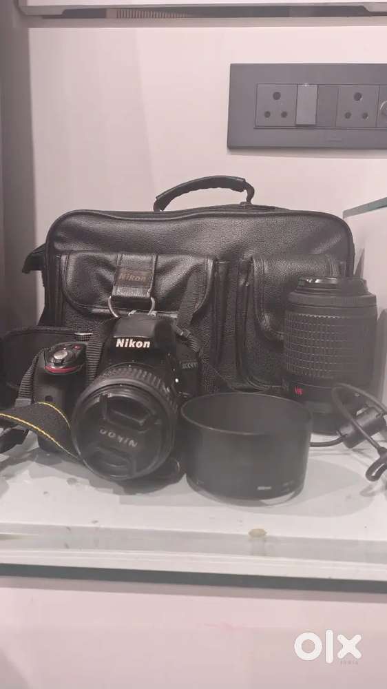 Nikon D3300 with 18-55mm + 55-200mm Lenses.