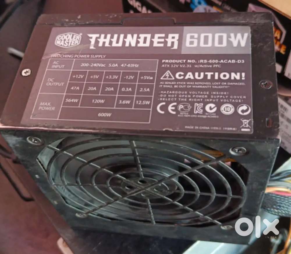 Cooler master 600 Watt PSU