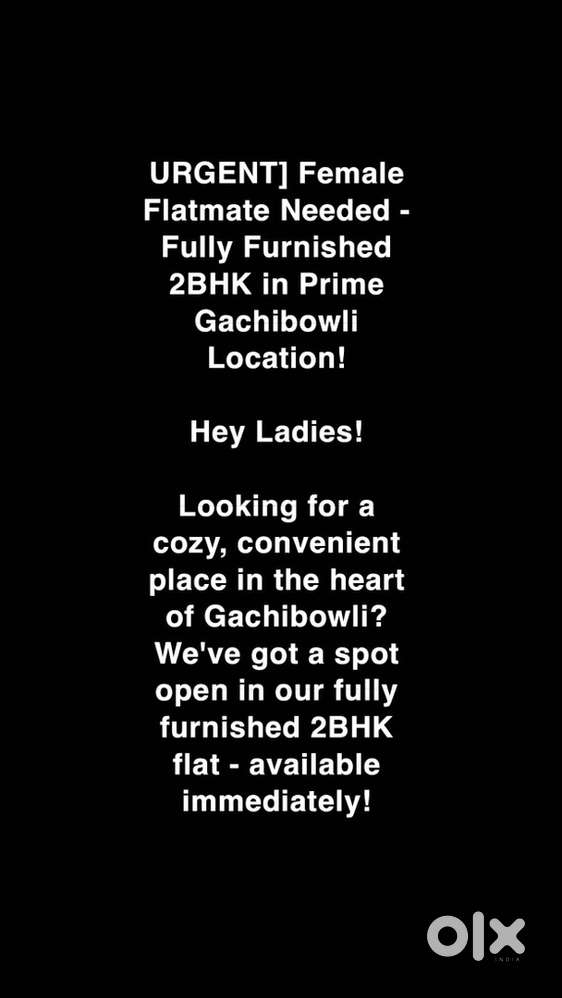 Looking for female roommates