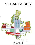 Vedanta city 1 me Garden Facinga plot