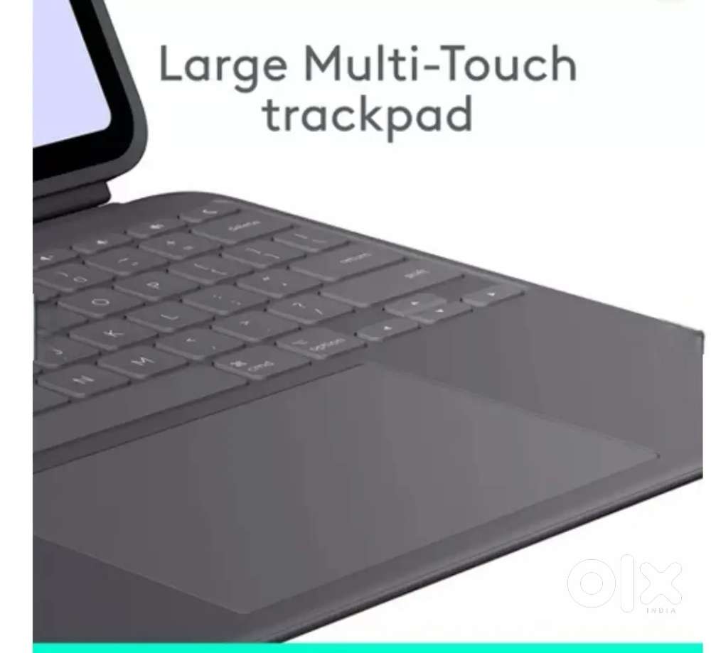 Logitech Touchpad Keyboard Detachable Case-iPad Pro 12.9-13inch- Cream