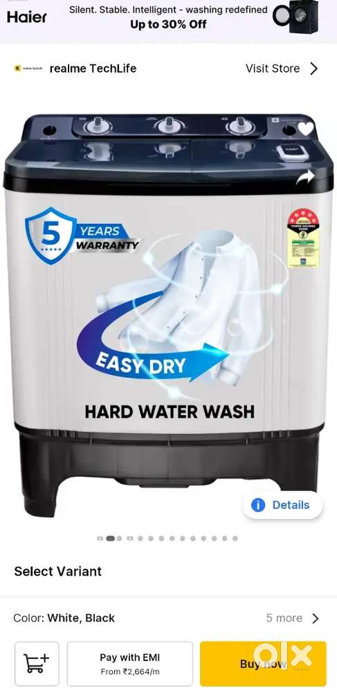 Realme 7kg semiautomatic
