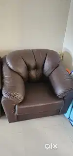 Sofa leather finish