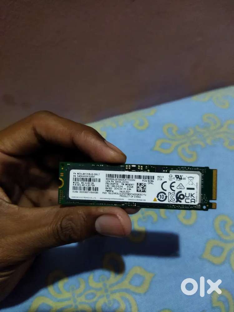 512 GB SSD NVMe