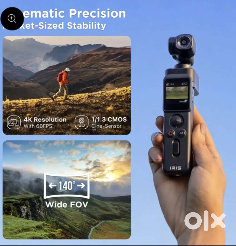 IZI IRIS Detachable Pocket Gimbal Vlogging Camera