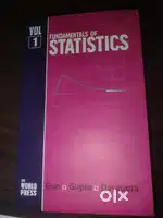 FUNDAMENTALS OF STATISTICS (VOL 1) BY Gun Gupta Dasgupta