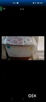 New washing machine 1year old with bill and book