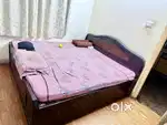 Plywood Double Bed cot with storagel Good Condition | Detachable