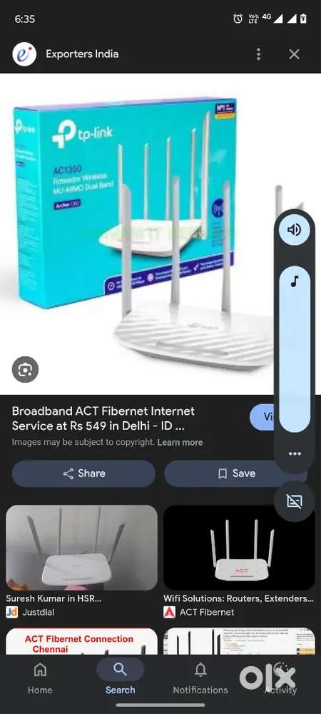 Act fiber net router