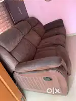 Royaloak 3 seater sofa, with malaysian fabric