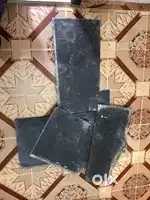 Old black stone