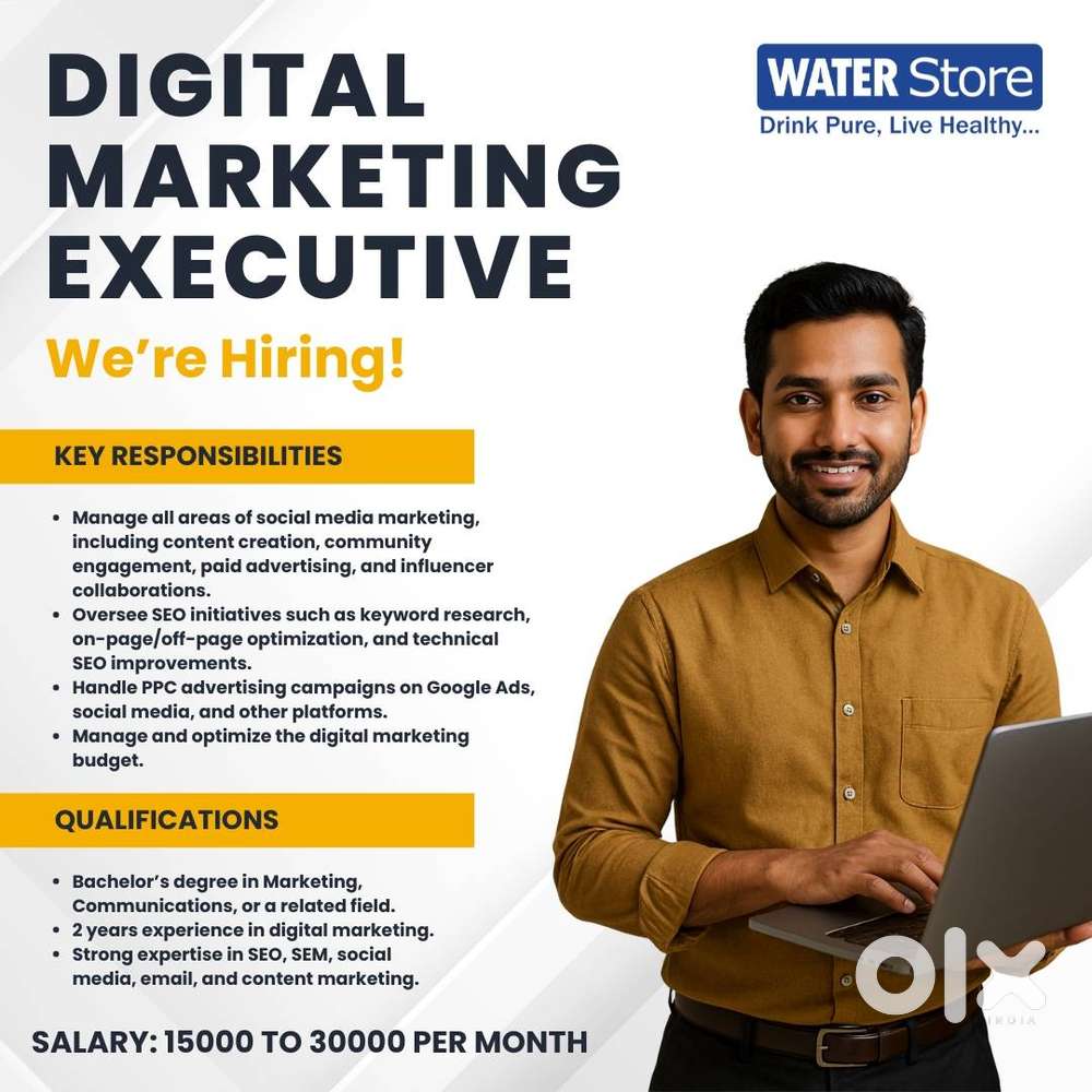 Digital Marketing Executive – Water Store