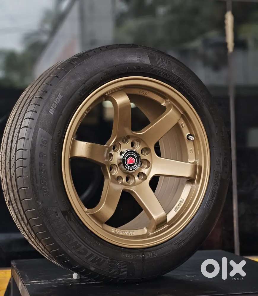 16 Inch 5 Hole 100/114 Pcd 8J 4 Used JDM Spec Alloys &205/55/16 Tyers