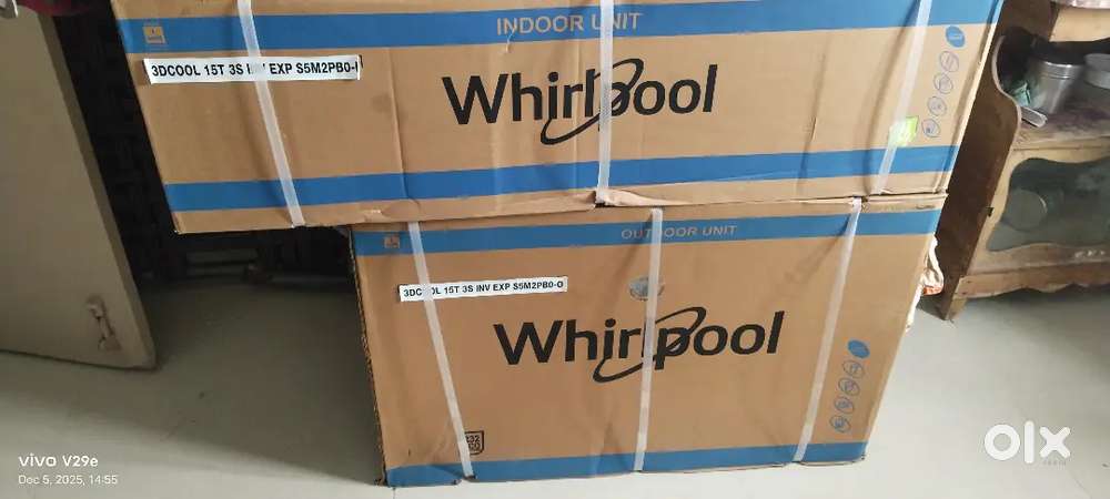 Whirlpool 1.5 ton ac , New ac no used ,Sealed Box