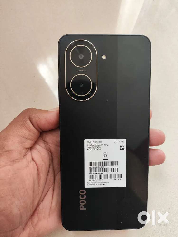 POCO C71 - 1 week old  With Bill + Box + Warranty