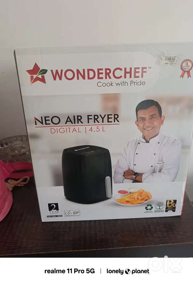 Wonder chef Air fryer 4.5 litrr offer valid till.31st oct 25