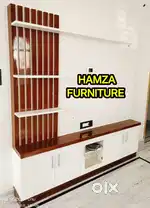HAMZA FURNITURE NEW DESIGNER PARTICLE BOARD WOOD TV UNIT 6BY6