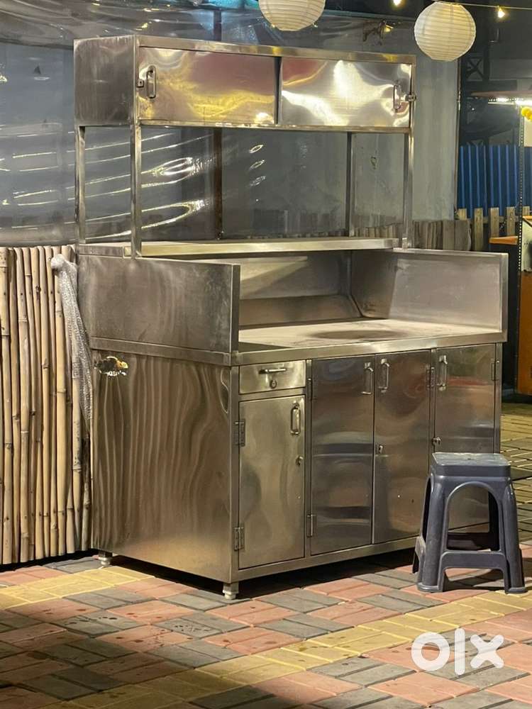 Stainless steel counter