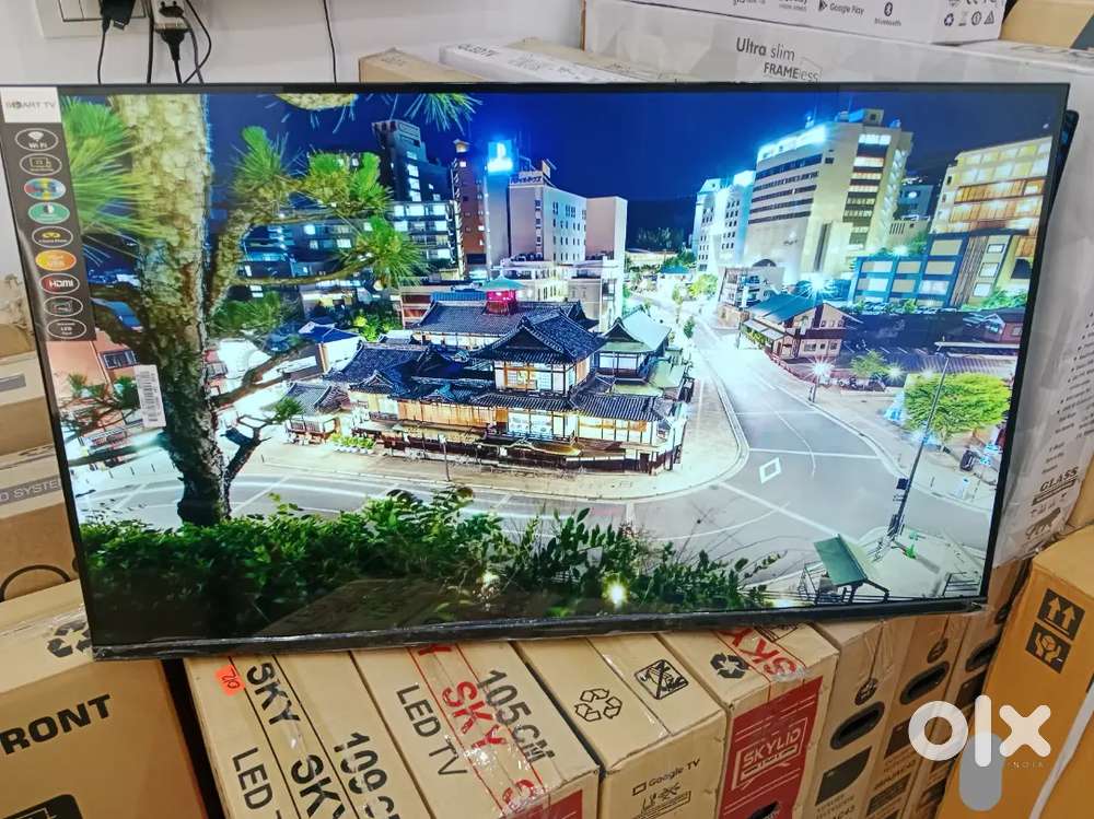 Diwali Sale 43 Brand New Frameless LED TV  4K Supported + Free Gift