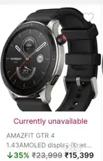 Amaze fit GTR 4 Smart Watch